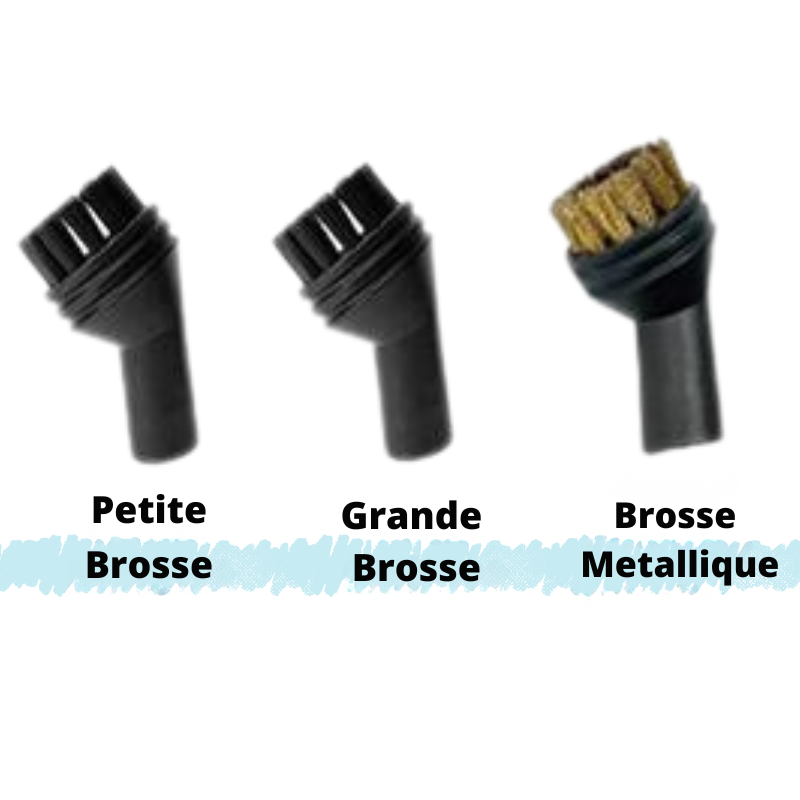 Pack de cepillos: para la suciedad incrustada (grasa, juntas, parrillas, horno, etc.)