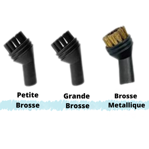 Pack de cepillos: para la suciedad incrustada (grasa, juntas, parrillas, horno, etc.)
