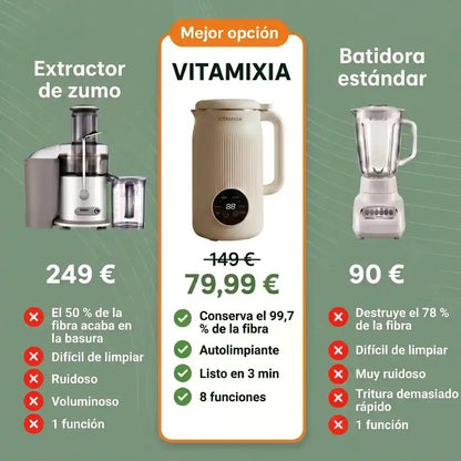 Vitamixia: el aparato 8 en 1 que conserva el 99,7 % de tu fibra (y se limpia solo)