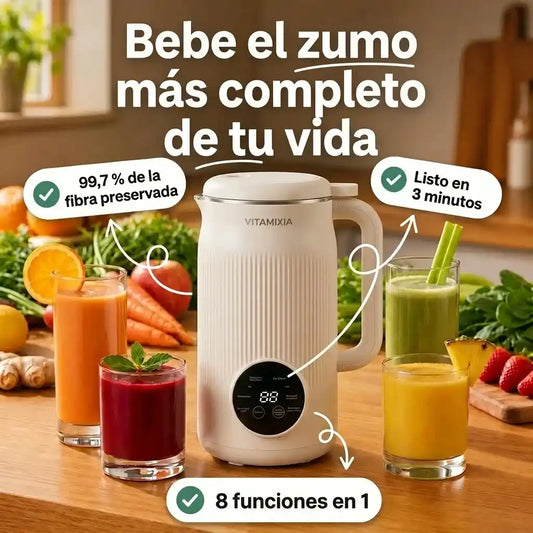 Vitamixia: el aparato 8 en 1 que conserva el 99,7 % de tu fibra (y se limpia solo)